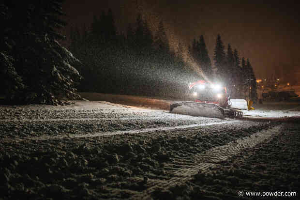 The Life Of A Midnight Ski Groomer (Watch)