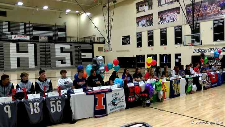 Volcano Vista hosts signing day for 23 student athletes