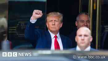 In pictures: Donald Trump inside the courtroom