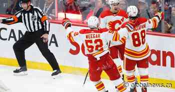 Calgary Flames keep their playoff hopes alive with victory over Winnipeg Jets