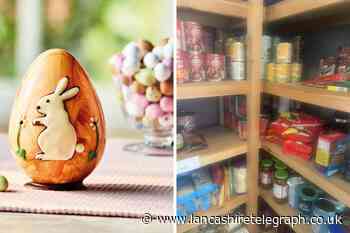 The Wish Centre in Blackburn gifted Easter eggs and household items