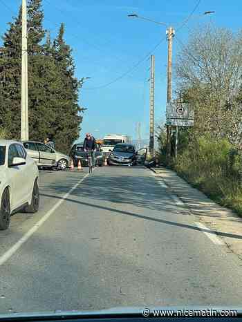 Un accident provoque un embouteillage monstre à Biot ce jeudi matin