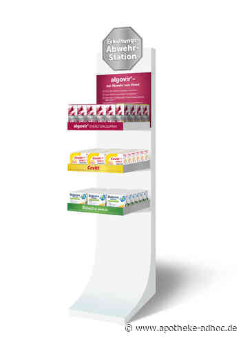 Attraktives algovir-Aktionspaket mit Bodenaufsteller und/oder HV-Display