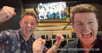 Ant and Dec halt Saturday Night Takeaway finale preparations in Florida to see Newcastle win