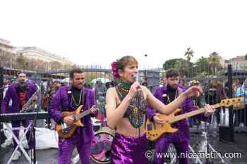 Le groupe Deluxe improvise un concert sur la place Masséna à Nice
