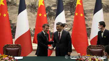 Krieg gegen die Ukraine: Xi und Macron fordern Friedensgespräche