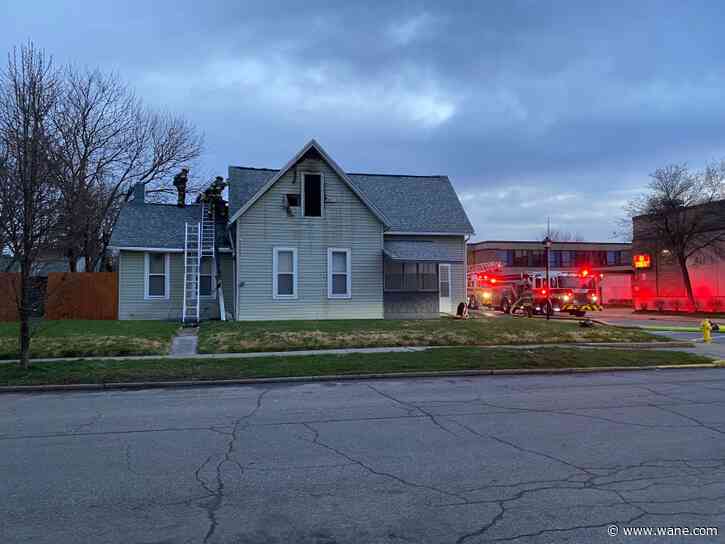 Vacant house catches fire north of downtown