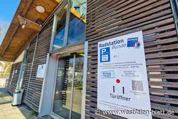 Achtung: Abschleppgefahr in der Radstation am Bahnhof Bünde