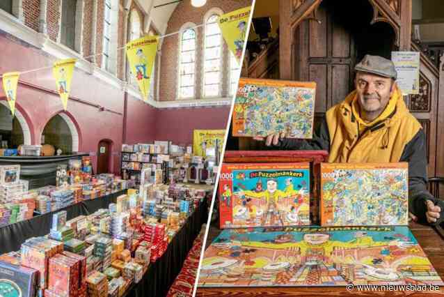 In de ‘puzzelkerk’ van Eric vallen alle stukjes op hun plaats, maar zelf is hij geen fan: “Ik speel liever gezelschapsspellen”