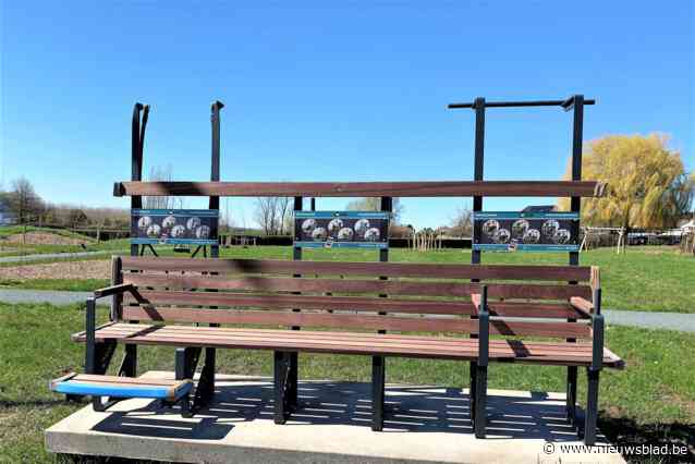 Vruenpark krijgt een beweegbank