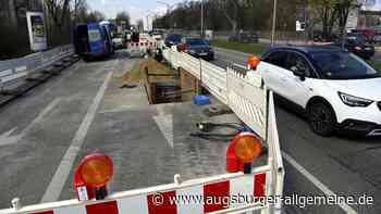 Bauarbeiten in der Bgm.-Ackermann-Straße haben begonnen