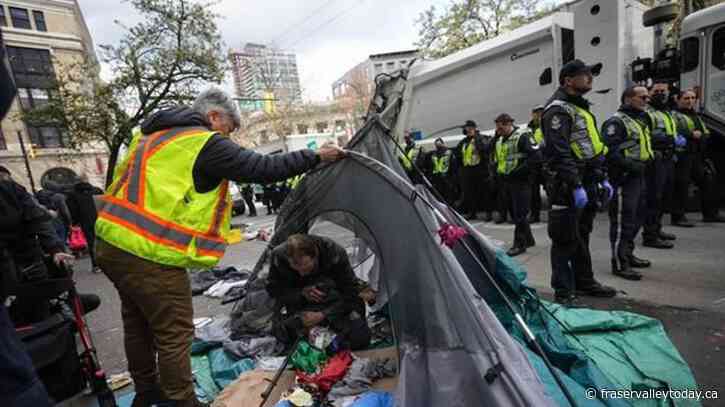 Eight sheltered but more spaces needed as Vancouver seeks rooms for displaced campers