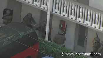 SWAT Teams Surround Plantation Apartment, Take Person Into Custody After Warrant