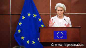 Von der Leyen warnt China vor Waffenlieferungen an Russland