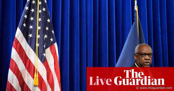 Clarence Thomas must be impeached over revelations of megadonor gifts, says AOC – live