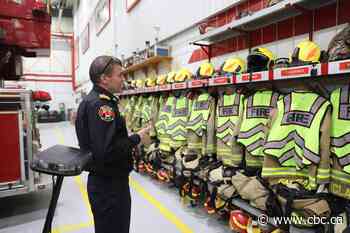 Weyburn Fire Chief Trent Lee gives tour of the station's cancer prevention measures