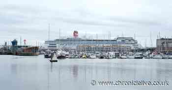 Look onboard the Fred Olsen Cruise Ship Bolette sailing from Newcastle this afternoon