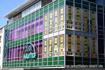 Ausverkauf bei Galeria Kaufhof in Paderborn