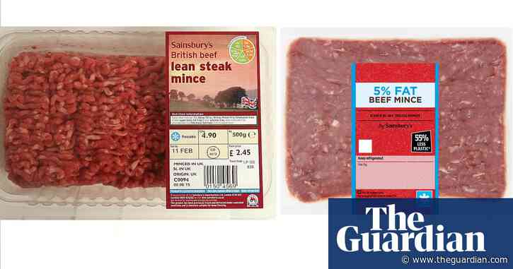 Sainsbury’s defends efforts to cut plastic as shoppers call mince vac-packs ‘vile’