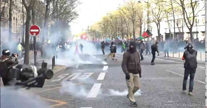 Parigi, scontri tra polizia e manifestanti nell’undicesima giornata di protesta contro la riforma delle pensioni
