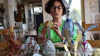 Dobler Hobbykünstlerin: Mit Zellulose und Kleister