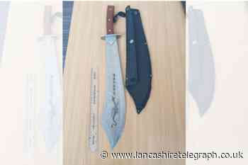 Teenager stopped in Accrington town centre had large knife