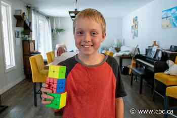 Meet Graham Bill, a lighting fast speed cuber