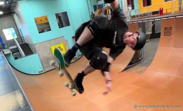 Legendary Teamwork: Steve Caballero Films Tony Hawk As He Relearns Caballerials