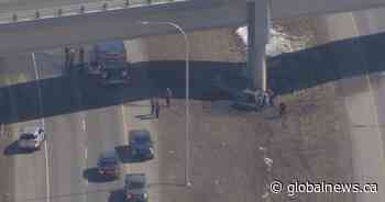 Calgary highway closed after fatal collision