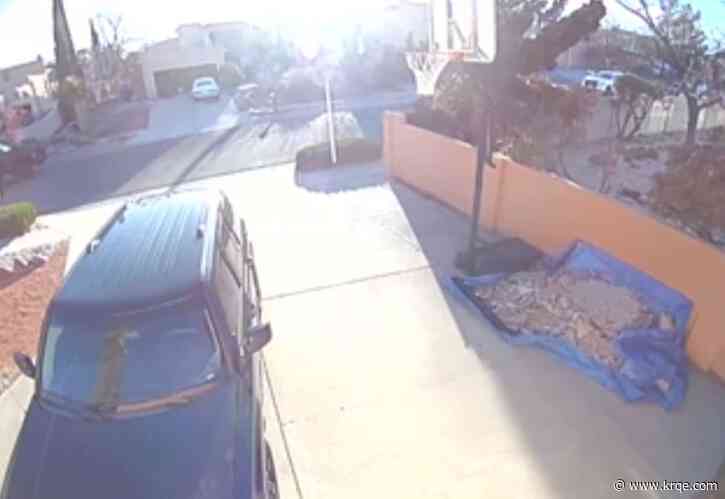 Albuquerque man accused of threatening neighbor with sword, carving racial slur in driveway