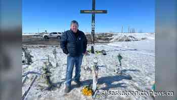 'Never really goes away': Former Broncos billet dad marks anniversary at crash site