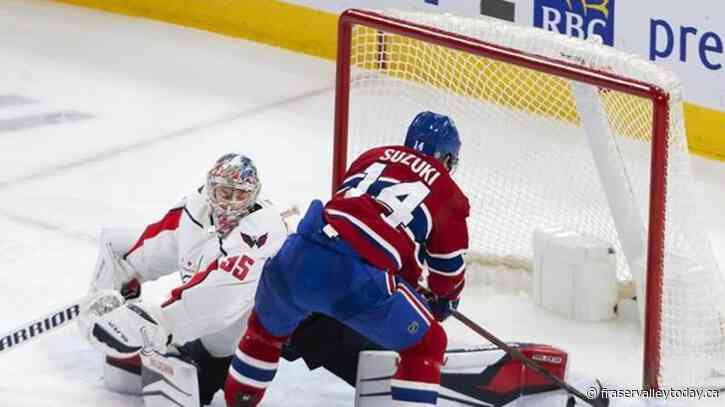 Joel Armia’s hat trick helps Canadiens down short-handed Capitals 6-2