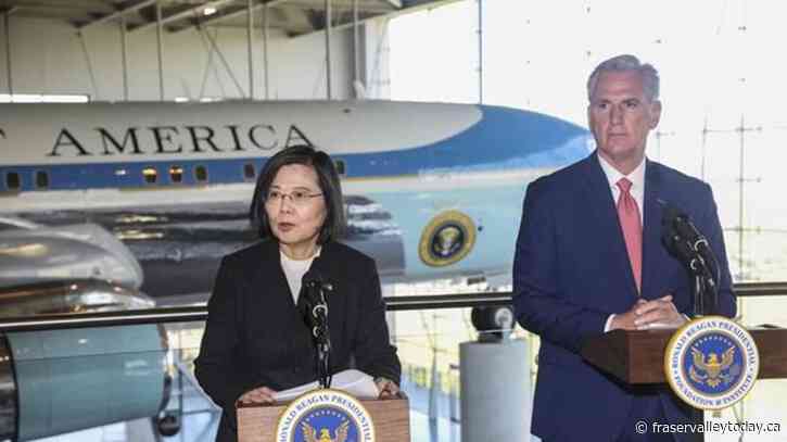 China sanctions Reagan library, others over Tsai’s US trip