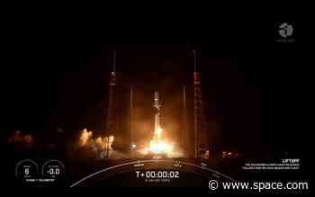 SpaceX launches Intelsat satellite with NASA Earth-observation experiment, lands rocket