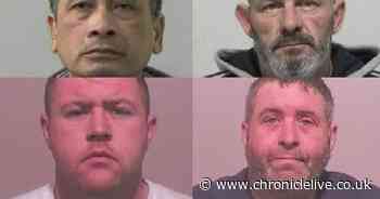 The defendants convicted of cannabis offences after farms were discovered in North East properties