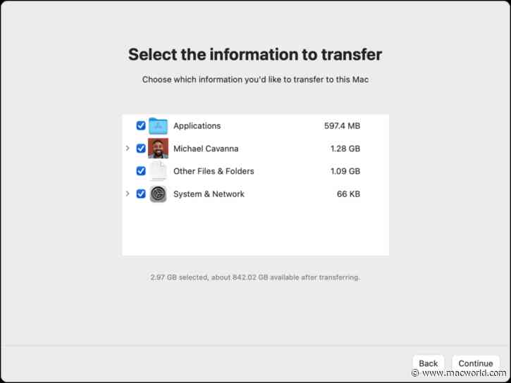 How to use Migration Assistant with a Thunderbolt connection