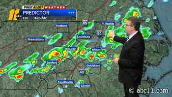 A wet start to the weekend, much colder