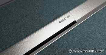 Schlank und funktional: Duschrinne Geberit CleanLine50 in zwei Farben