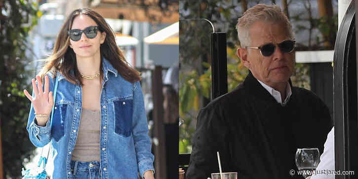 Katharine McPhee & Husband David Foster Step Out for Business Meeting Lunch in Beverly Hills