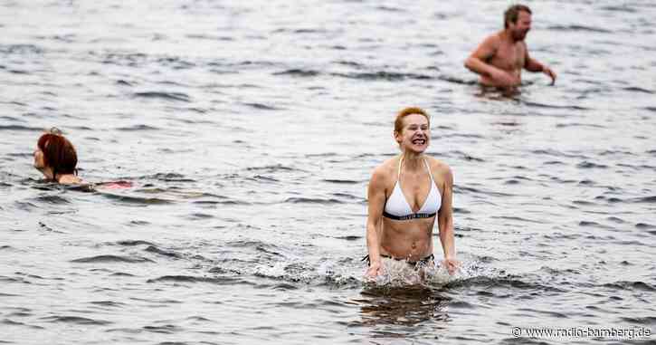 Anbaden am Wannsee bei 8 Grad Wassertemperatur