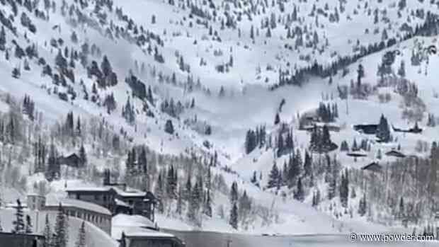 WATCH: Huge Avalanche Releases In Little Cottonwood Canyon