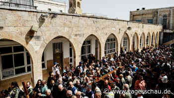 Karfreitag in Jerusalem: "Man spürt die Anspannung"