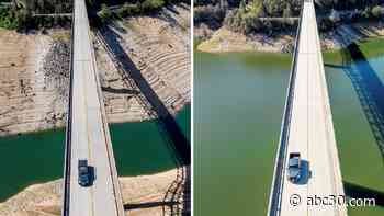 Dramatic photos show how series of storms filled California reservoirs