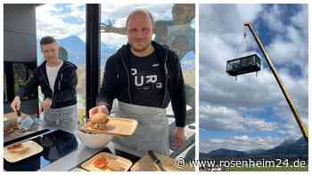 Kochen in 30 Metern Höhe: Warum Bora-Mitarbeiter vor dem Zahmen Kaiser schweben