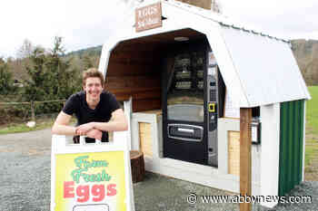 B.C. farmer comes out of his shell to sell vending machine eggs