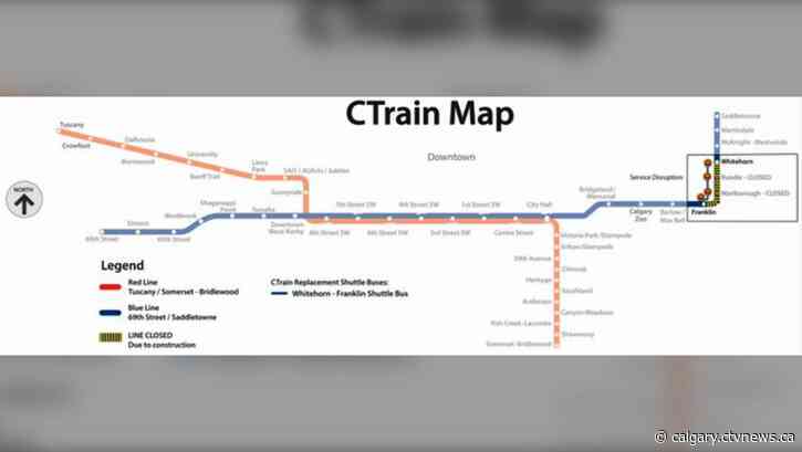 Blue Line closed between Whitehorn and Franklin stations over Easter weekend
