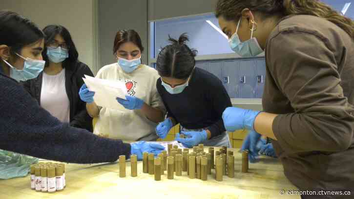 'They did a lot of research': Edmonton students create sustainable lip balm as school project