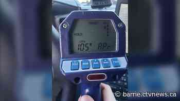 Stunt driver clocked going double the speed limit in Innisfil, Ont.