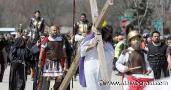 Sister churches in Palatine, Arlington Heights re-enact Way of the Cross for Good Friday