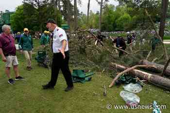 Storms Bring Down Trees, Bring Play to Halt at the Masters